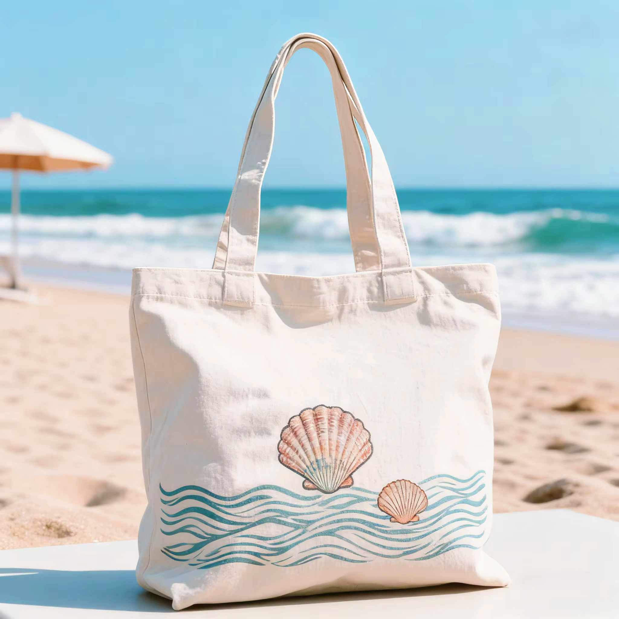 Wholesale Eco Recycled Customized Logo Cotton Canvas Tote Bags Grocery Tote Shopping bag