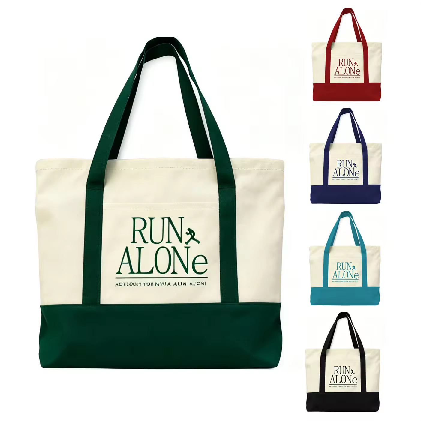 Wholesale Eco Recycled Customized Logo Cotton Canvas Tote Bags Grocery Tote Shopping bag