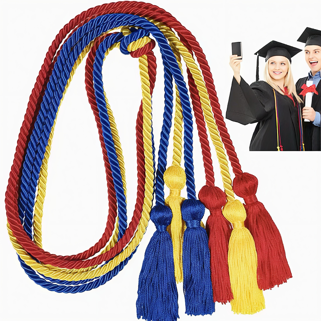 2026 Year Factory Direct Supply Luxury Graduation Honor Cord Tassel For University Graduation Ceremony