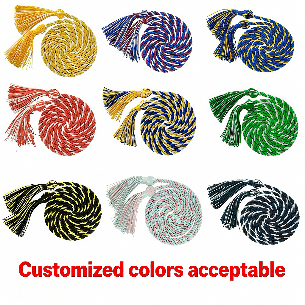 2026 Year Factory Direct Supply Luxury Graduation Honor Cord Tassel For University Graduation Ceremony