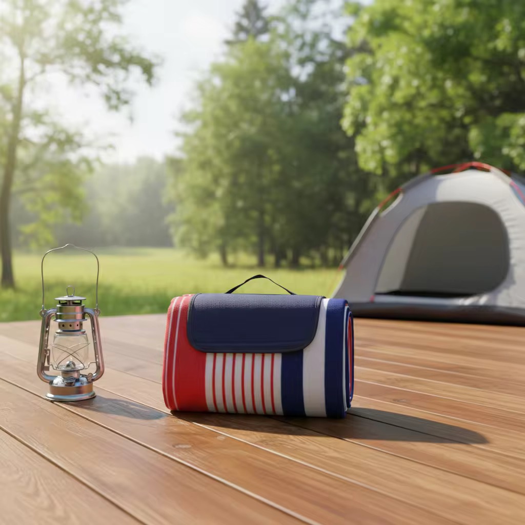 Customized Camping Blanket Beach Picnic Mat Sandproof Waterproof Outdoor Blanket For Traveling