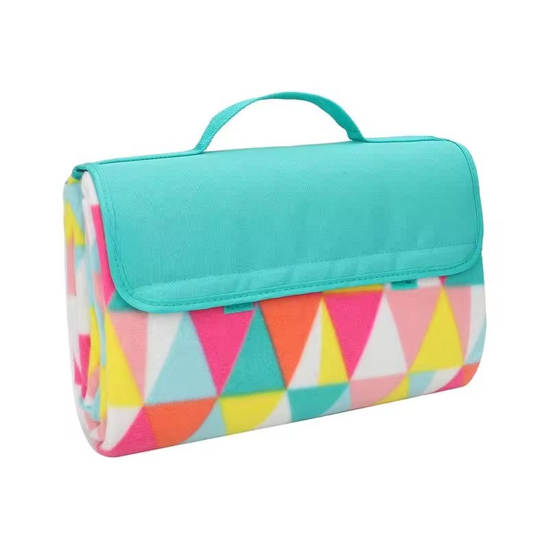Customized Camping Blanket Beach Picnic Mat Sandproof  Waterproof Outdoor Blanket For Traveling