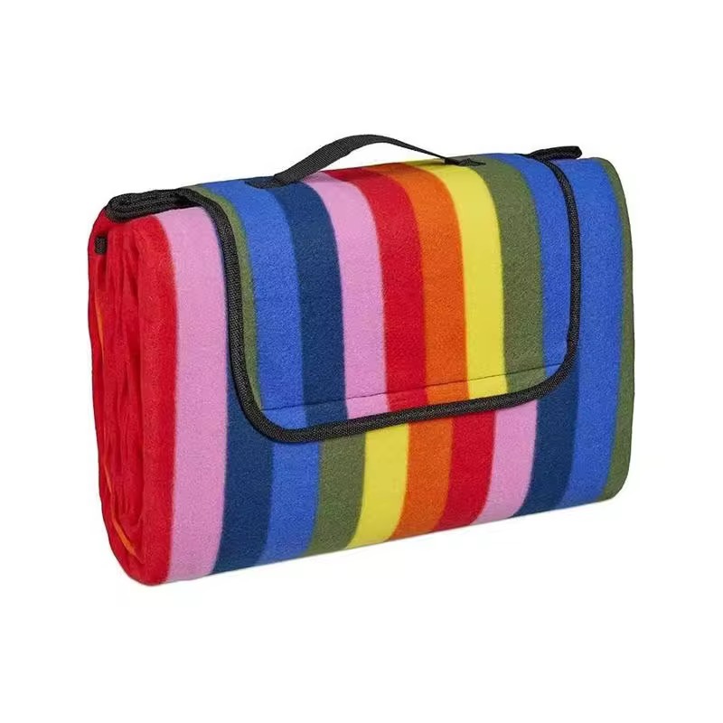 Customized Camping Blanket Beach Picnic Mat Sandproof  Waterproof Outdoor Blanket For Traveling