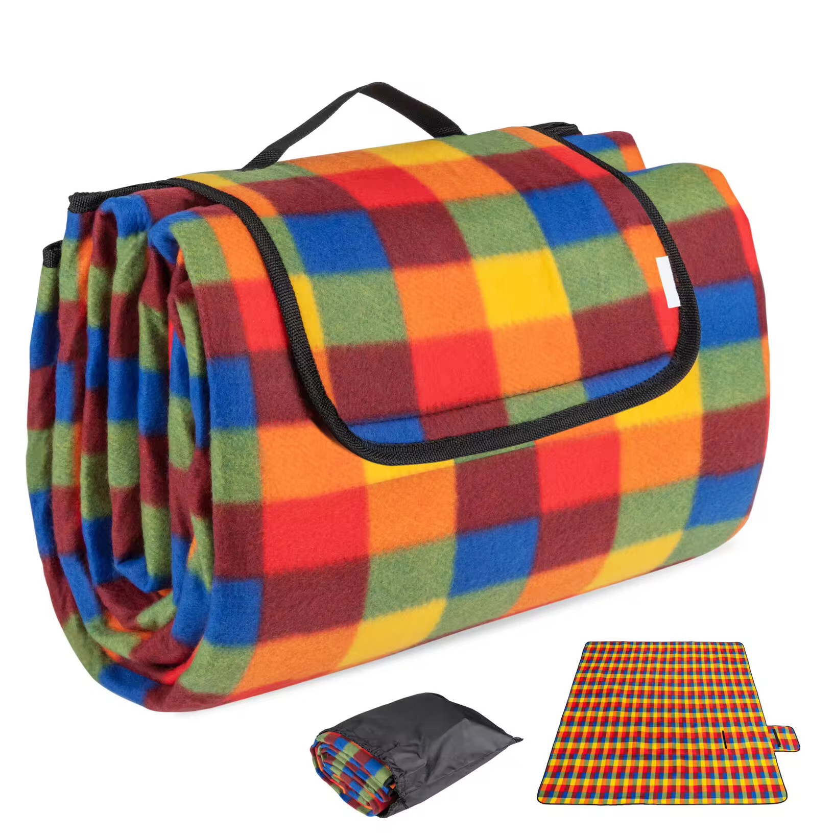 Customized Camping Blanket Beach Picnic Mat Sandproof  Waterproof Outdoor Blanket For Traveling