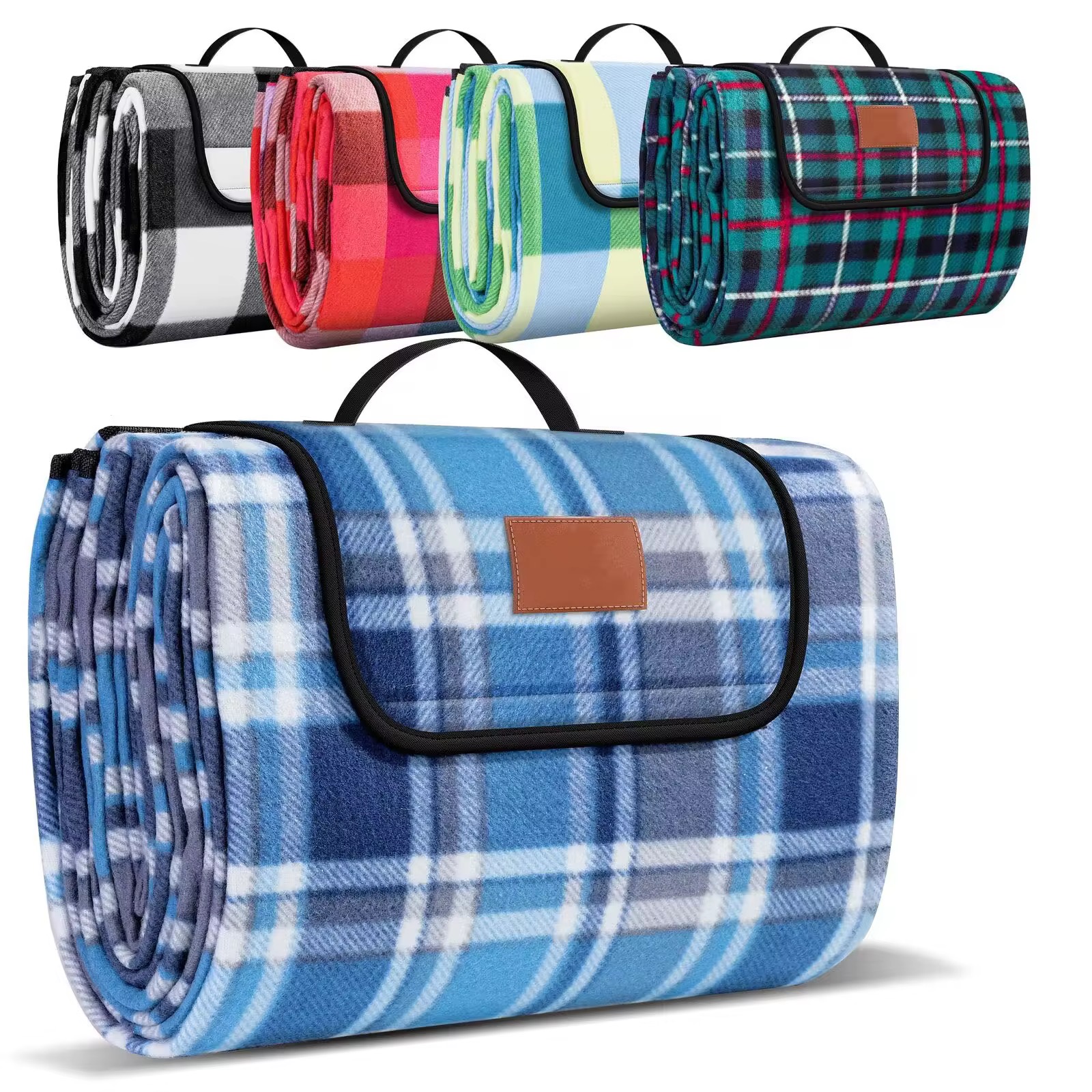 Customized Camping Blanket Beach Picnic Mat Sandproof Waterproof Outdoor Blanket For Traveling