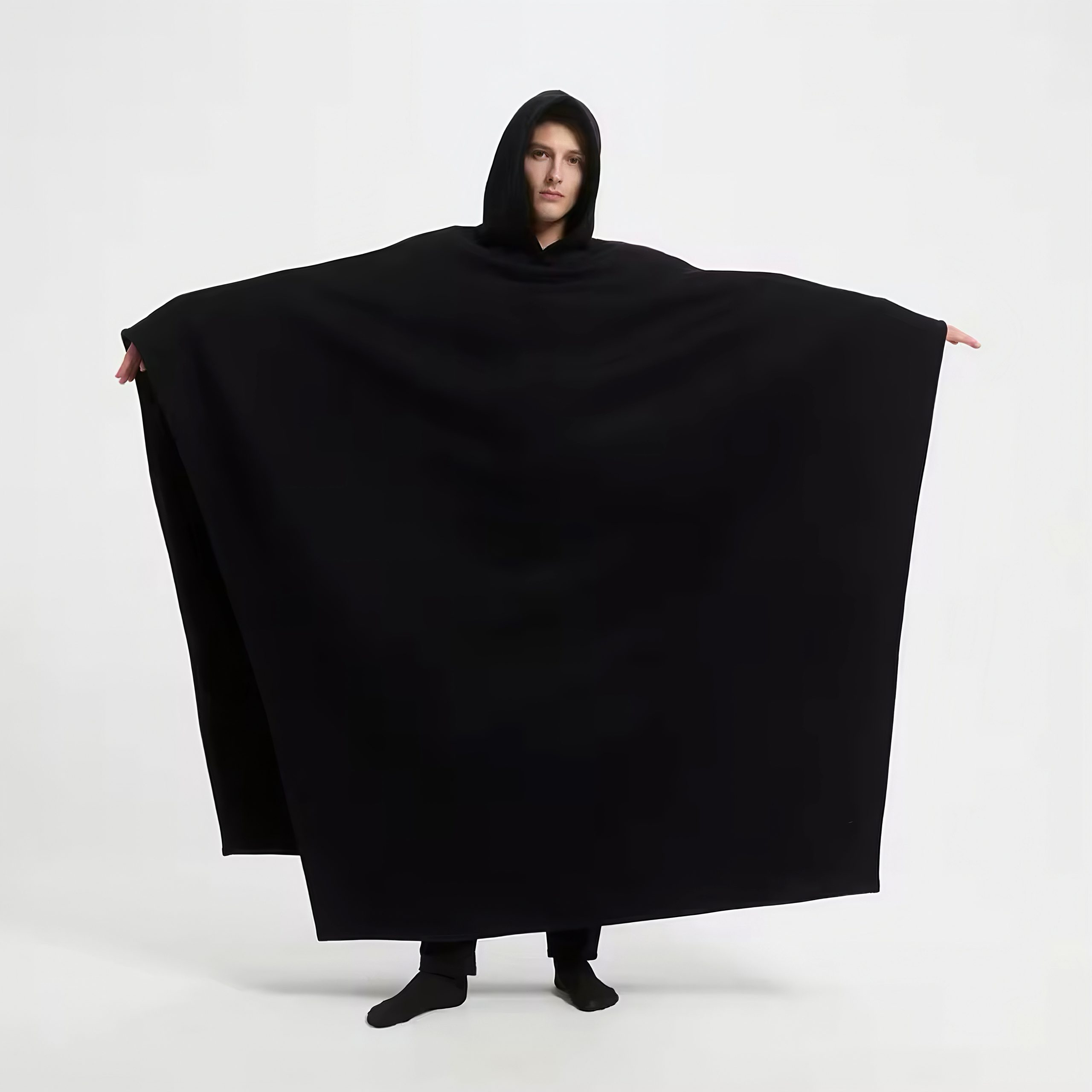 Customized Giant Pocket Sherpa Wearable TV Blanket  Oversized Hoodie Blanket