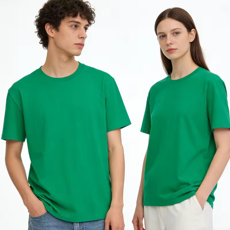 Wholesale Unisex Customized Logo 100% Cotton Blank T-Shirts