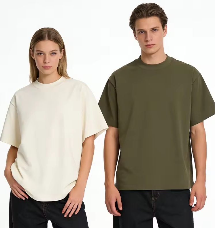 Wholesale Unisex Customized Logo 100% Cotton Blank T-Shirts