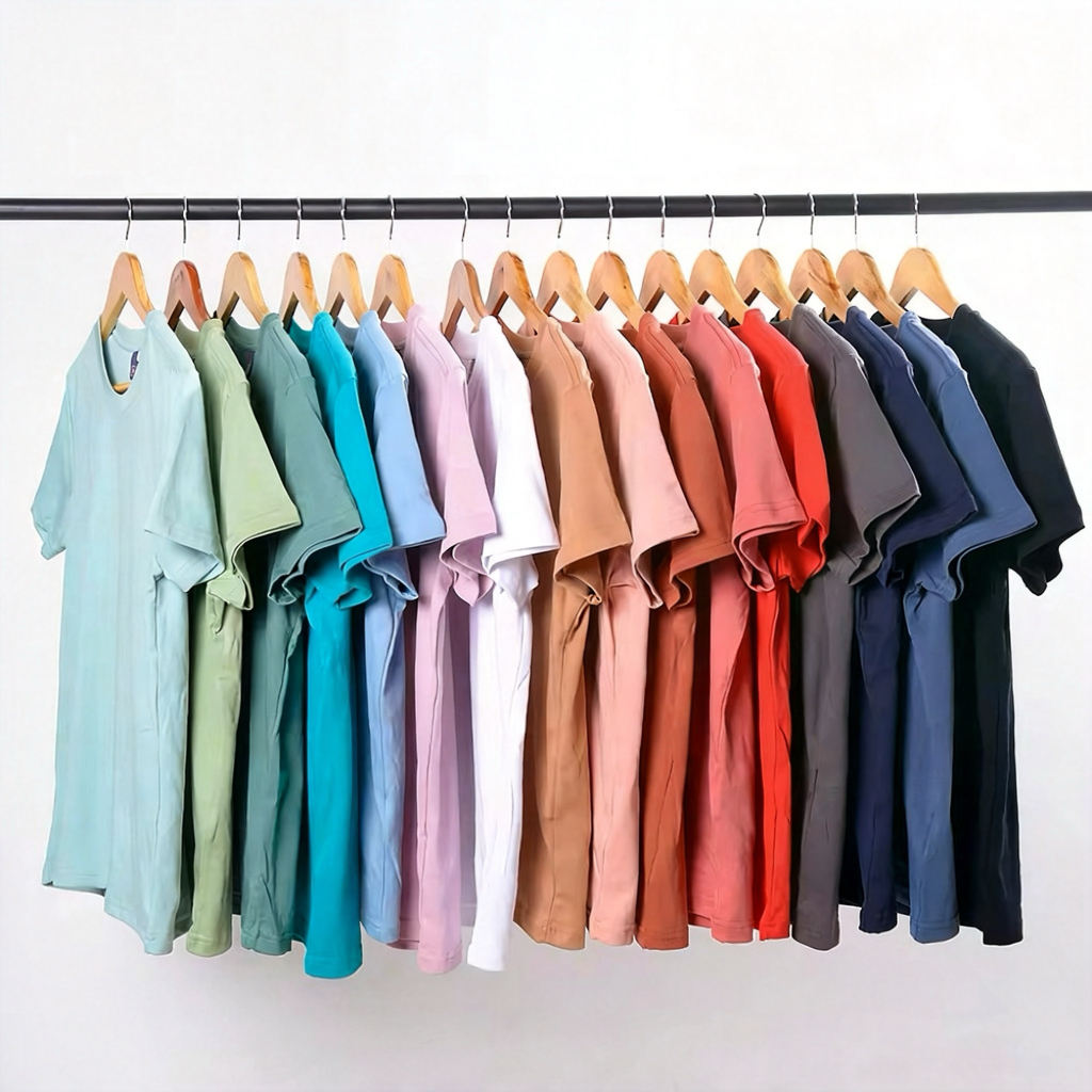 Wholesale Unisex Customized Logo 100% Cotton Blank T-Shirts