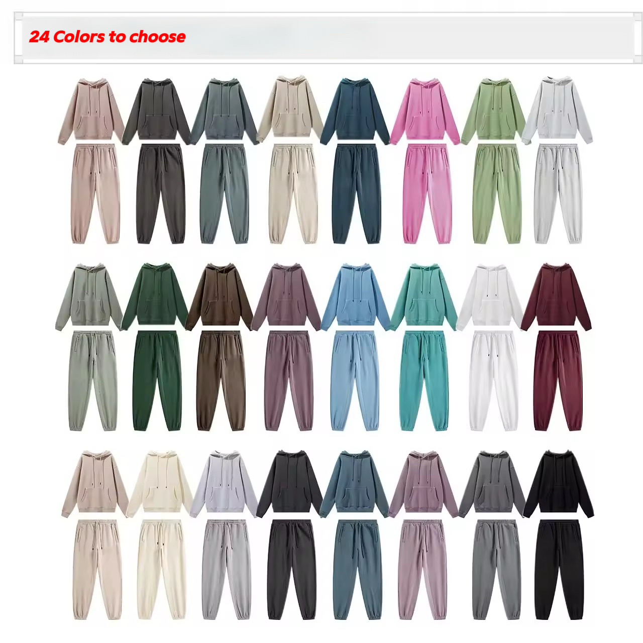 Wholesale Unisex Customized Logo Heavyweight Hoodies Sweatshirts