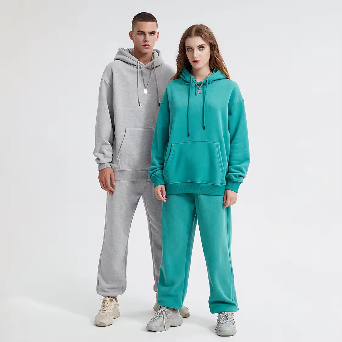 Wholesale Unisex Customized Logo Heavyweight Hoodies Sweatshirts
