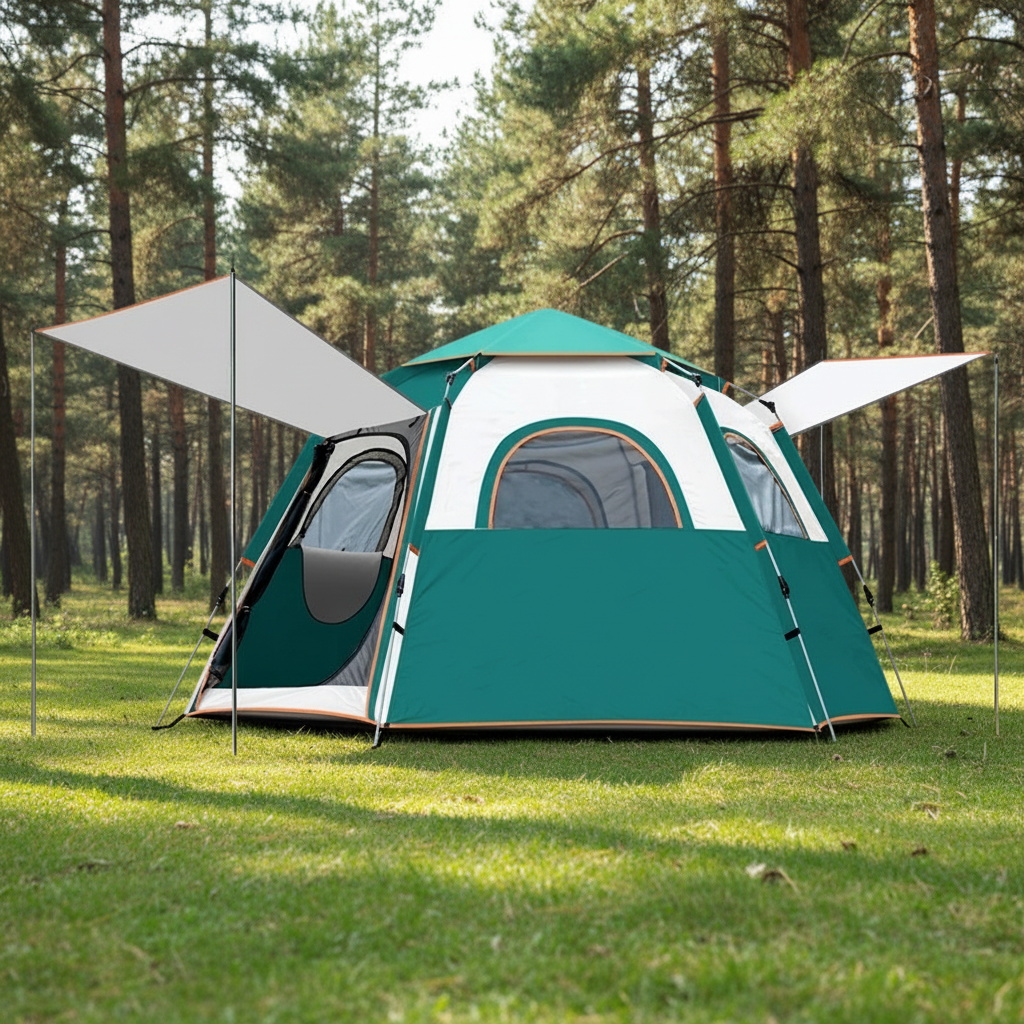 Customized Foldable Oversized Rainproof Automatic Camping Tent Waterproof Portable Shelter Outdoor Tent