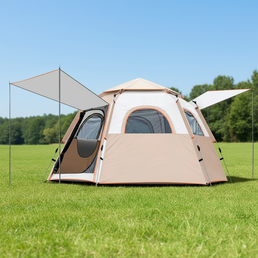 Customized Foldable Oversized Rainproof Automatic Camping Tent Waterproof Portable Shelter Outdoor Tent