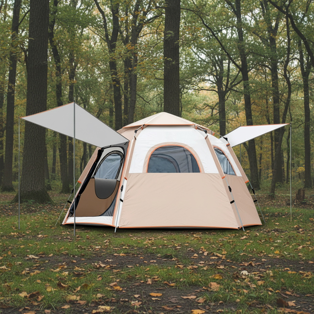 Customized Foldable Oversized Rainproof Automatic Camping Tent Waterproof Portable Shelter Outdoor Tent
