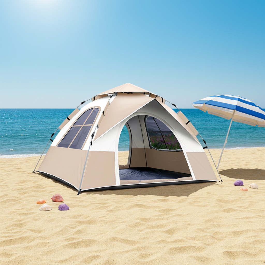 Customized Foldable Oversized Rainproof Automatic Camping Tent Waterproof Portable Shelter Outdoor Tent