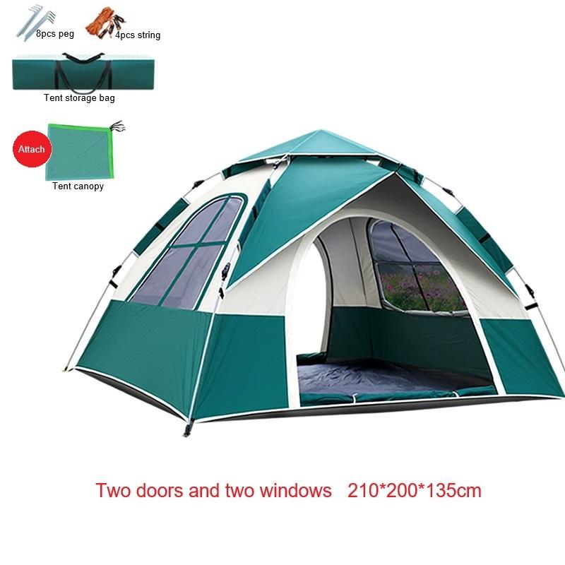 Customized Foldable Oversized Rainproof Automatic Camping Tent Waterproof Portable Shelter Outdoor Tent